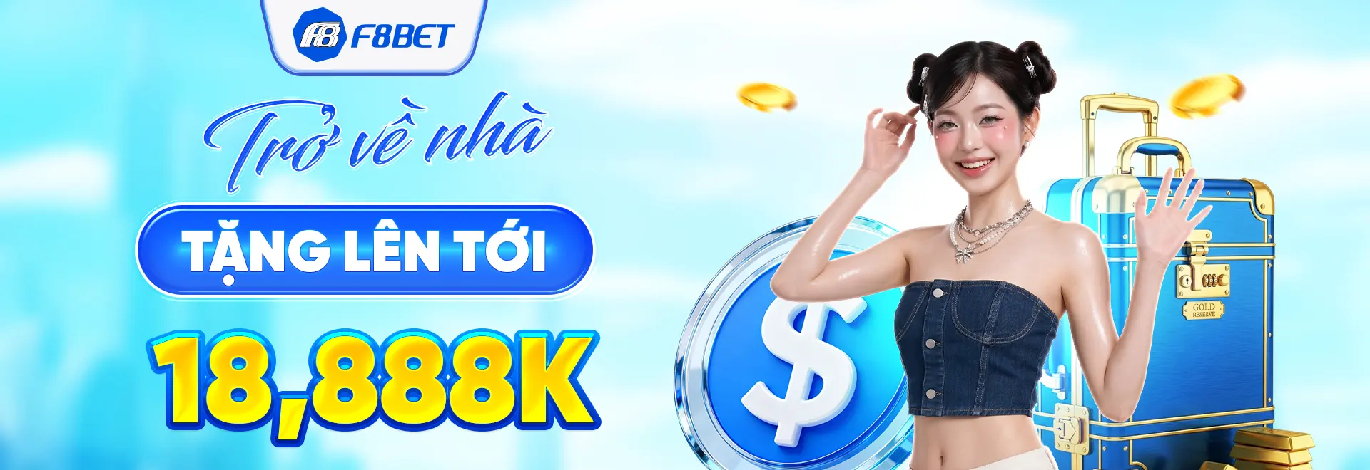 banner trang f8bet trở về nhà tặng 18888k